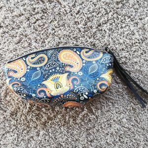 Bergdorf Goodman Cosmetic Makeup Clutch PaisleyBag